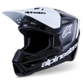 Casco Alpinestars SM3 ECE06/DOT Radium Black/White/Gray