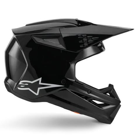 Casco Alpinestars SM3 ECE06/DOT Solid Black Glossy