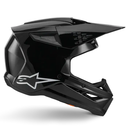 Casco Alpinestars SM3 ECE06/DOT Solid Black Glossy