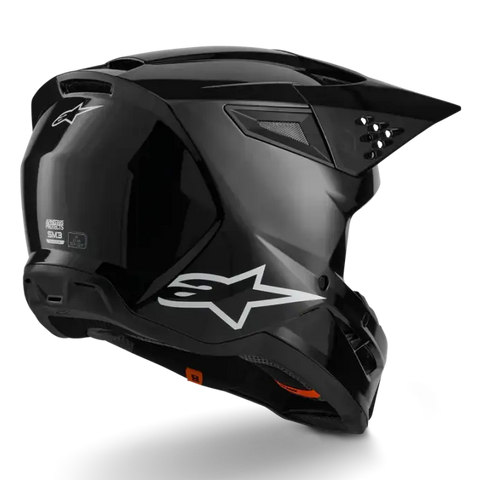 Casco Alpinestars SM3 ECE06/DOT Solid Black Glossy