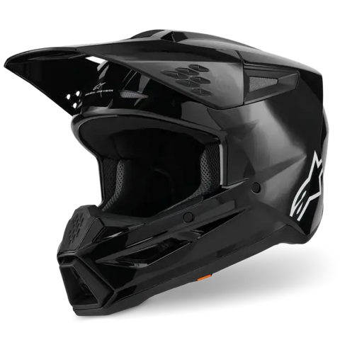 Casco Alpinestars SM3 ECE06/DOT Solid Black Glossy