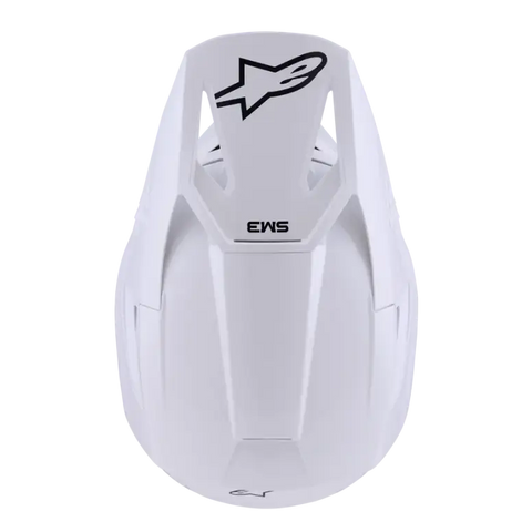 Casco Alpinestars SM3 ECE06/DOT Solid White Glossy
