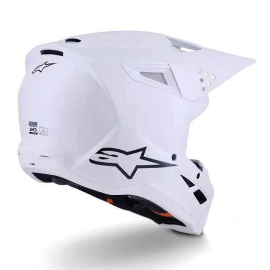 Casco Alpinestars SM3 ECE06/DOT Solid White Glossy