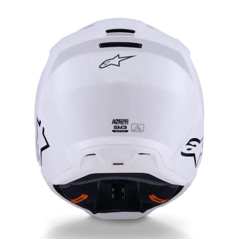 Casco Alpinestars SM3 ECE06/DOT Solid White Glossy