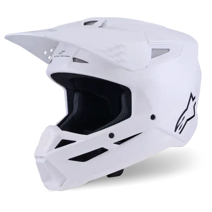 Casco Alpinestars SM3 ECE06/DOT Solid White Glossy