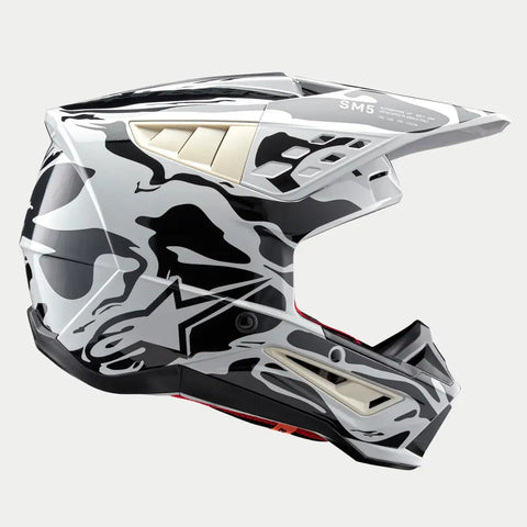 Casco Alpinestars SM5 Mineral Cool Gray/Dark Gray Glossy