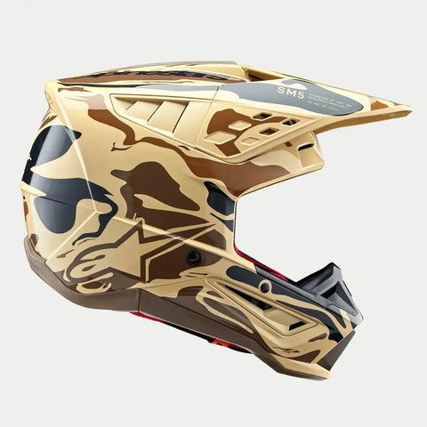 Casco Alpinestars SM5 Mineral Dark Brown/Kangaroo Matte