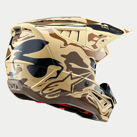 Casco Alpinestars SM5 Mineral Dark Brown/Kangaroo Matte