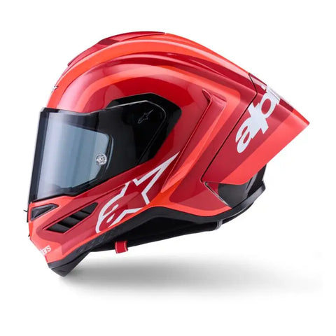 Casco Alpinestars Supertech R10 Arius Black/White/Double Red Glossy
