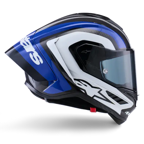 Casco Alpinestars Supertech R10 Arius Gloss Black/White/Blue
