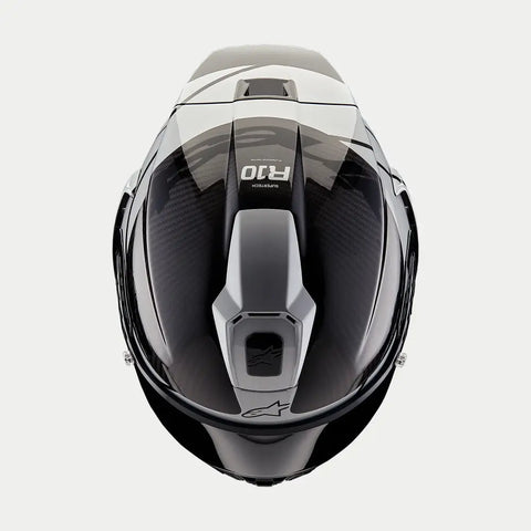 Casco Alpinestars Supertech R10 Element Black/Carbon Silver/Black Glossy