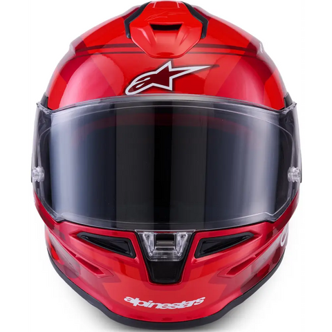 Casco Alpinestars Supertech R7 A-Core Red/White Glossy