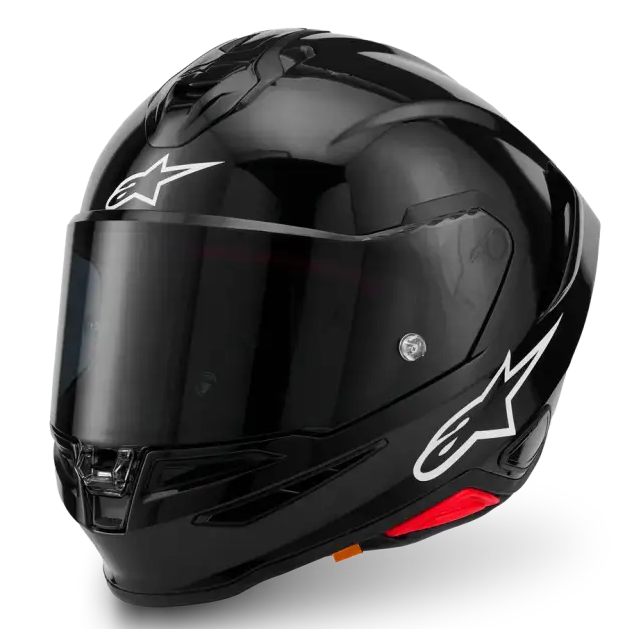 Casco Alpinestars Supertech R7 Solid Black Glossy