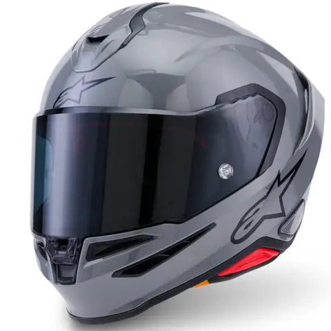 Casco Alpinestars Supertech R7 Solid Gray Glossy