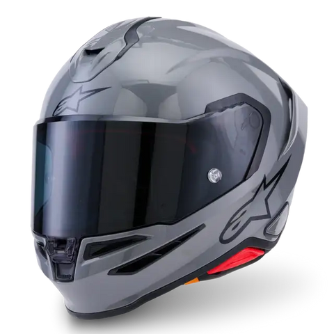 Casco Alpinestars Supertech R7 Solid Gray Glossy