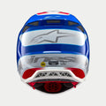 Casco Alpinestars Supertech S-M10 Aeon Bright Red/Blue Glossy