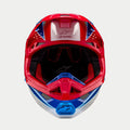 Casco Alpinestars Supertech S-M10 Aeon Bright Red/Blue Glossy