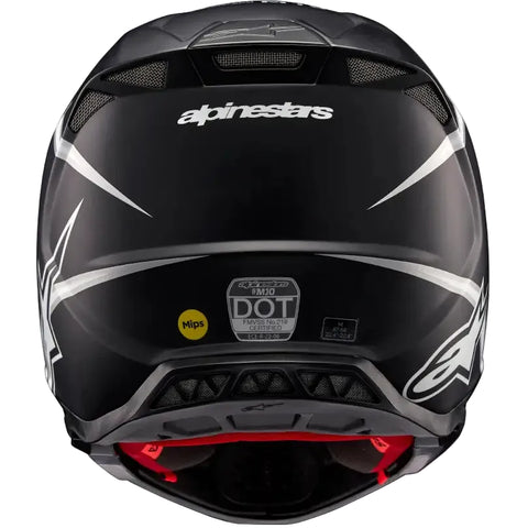 Casco Alpinestars Supertech S-M10 Ampress Black/White Matte