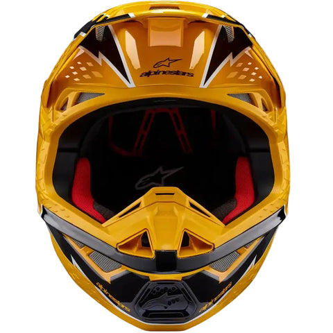 Casco Alpinestars Supertech S-M10 Ampress Black/Yellow Glossy