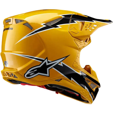 Casco Alpinestars Supertech S-M10 Ampress Black/Yellow Glossy