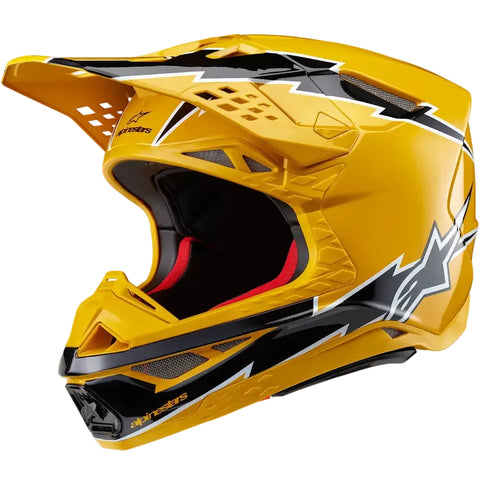 Casco Alpinestars Supertech S-M10 Ampress Black/Yellow Glossy