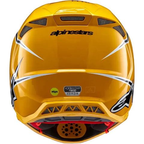 Casco Alpinestars Supertech S-M10 Ampress Black/Yellow Glossy
