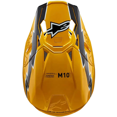 Casco Alpinestars Supertech S-M10 Ampress Black/Yellow Glossy