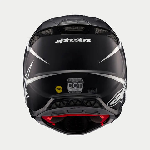 Casco Alpinestars Supertech S-M10 Ampress Black/White Matte