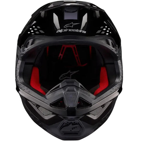 Casco Alpinestars Supertech S-M10 Flood Black/Dark Gray Matte/Glossy