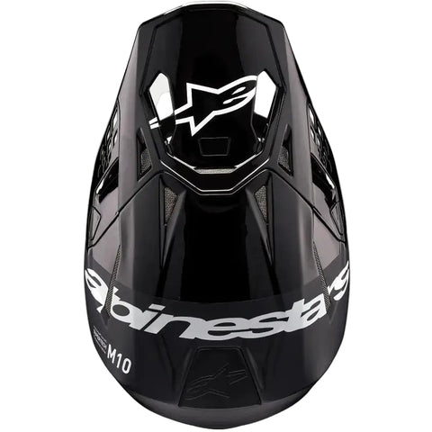 Casco Alpinestars Supertech S-M10 Flood Black/Dark Gray Matte/Glossy