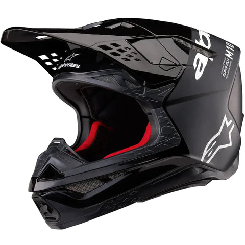 Casco Alpinestars Supertech S-M10 Flood Black/Dark Gray Matte/Glossy