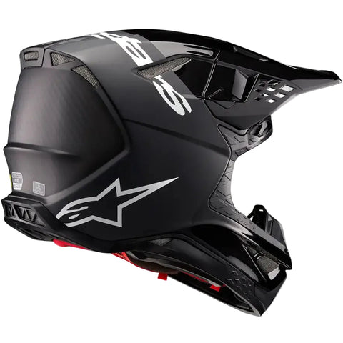 Casco Alpinestars Supertech S-M10 Flood Black/Dark Gray Matte/Glossy