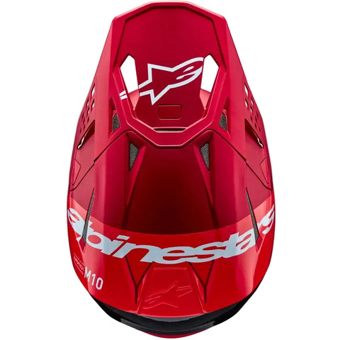 Casco Alpinestars Supertech S-M10 Flood Red Fluo/Red Matte/Glossy