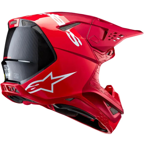 Casco Alpinestars Supertech S-M10 Flood Red Fluo/Red Matte/Glossy