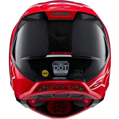 Casco Alpinestars Supertech S-M10 Flood Red Fluo/Red Matte/Glossy