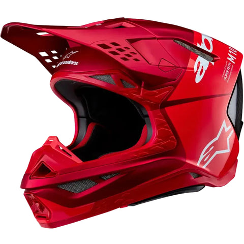 Casco Alpinestars Supertech S-M10 Flood Red Fluo/Red Matte/Glossy