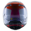 Casco Alpinestars Supertech S-M10 LE Daytona 23 Gray/Orange Fluo/Rhodamine