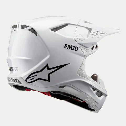 Casco Alpinestars Supertech S-M10 White Glossy