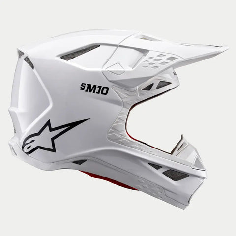 Casco Alpinestars Supertech S-M10 White Glossy