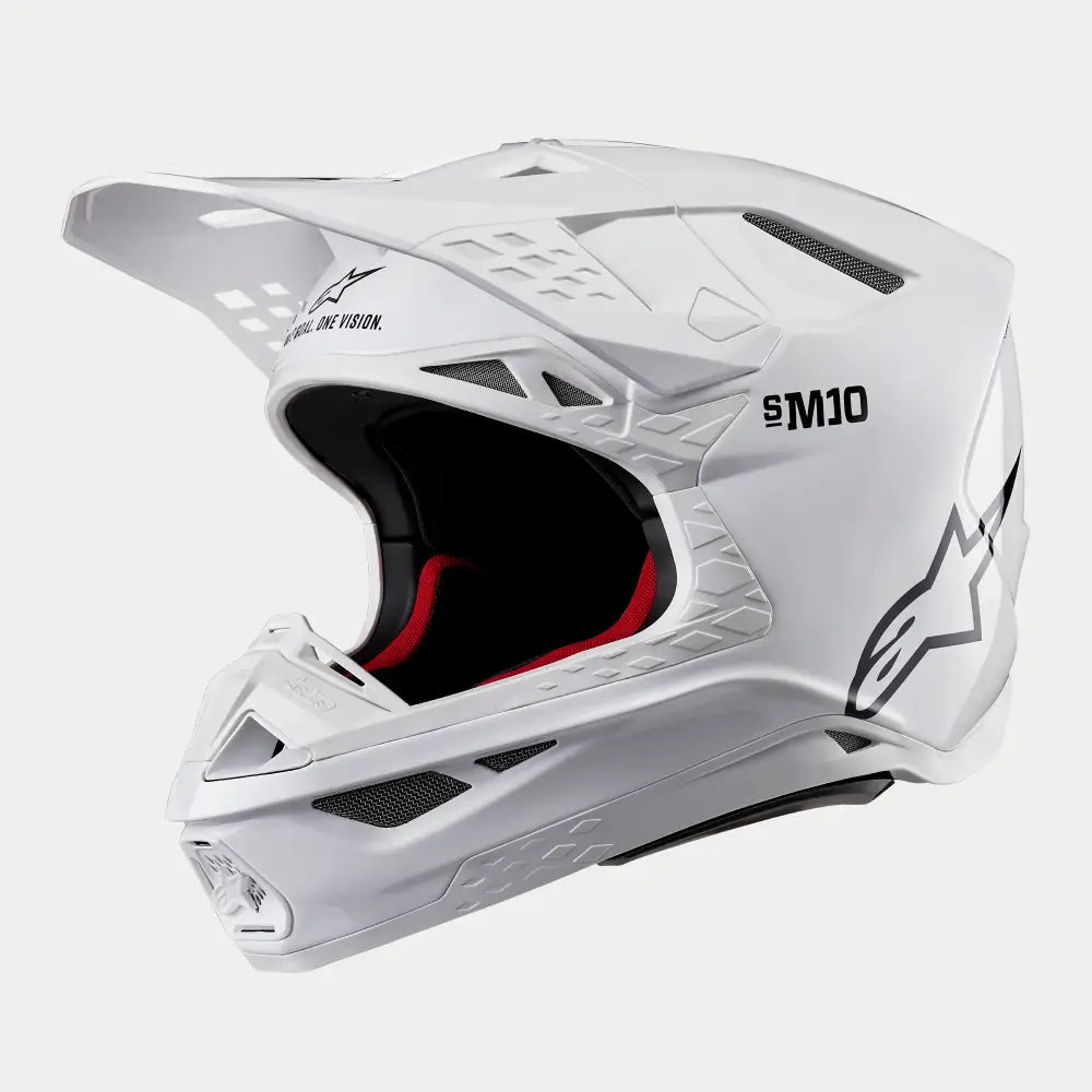 Casco Alpinestars Supertech S-M10 White Glossy