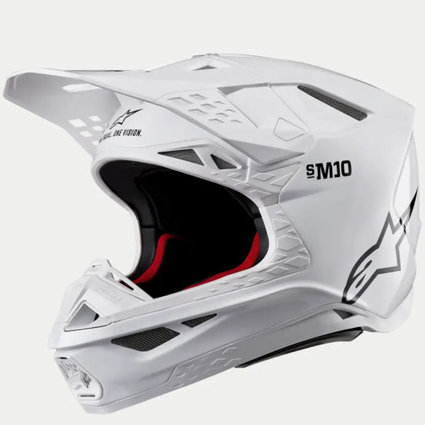 Casco Alpinestars Supertech S-M10 White Glossy