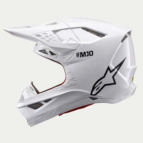 Casco Alpinestars Supertech S-M10 White Glossy