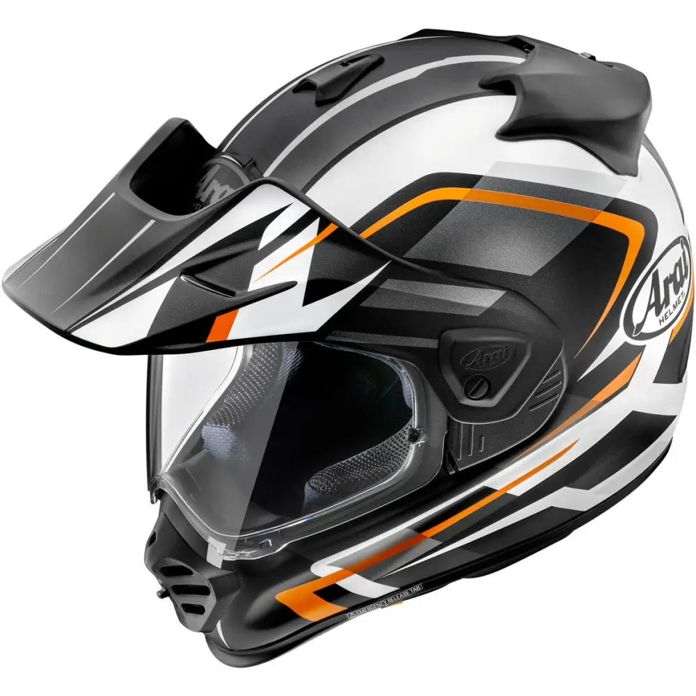Casco Arai XD-5 Discovery Orange Frost