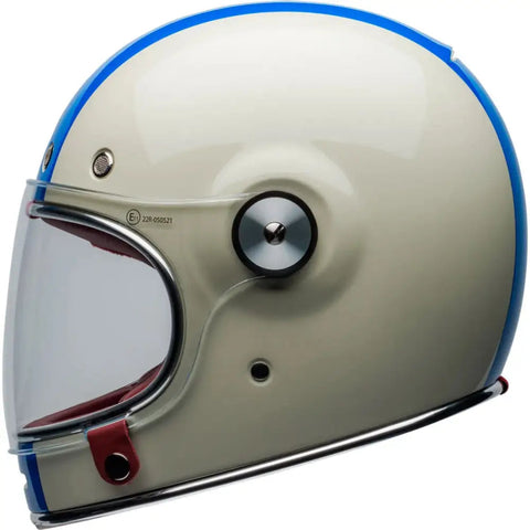 Casco Bell Bullitt DLX Command White/Red/Blue