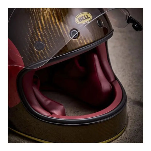 bell bullitt carbon helmet - transcend gloss candy red/gold Casco Bell Bullitt GT Carbon TT Gloss Red/Gold