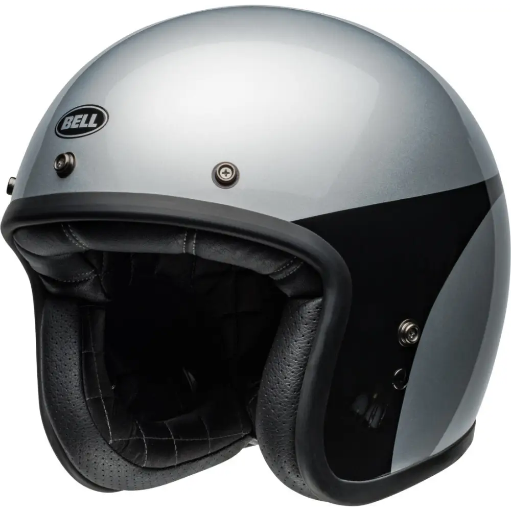 Casco Bell Custom 500 Chasis Gloss Silver/Black