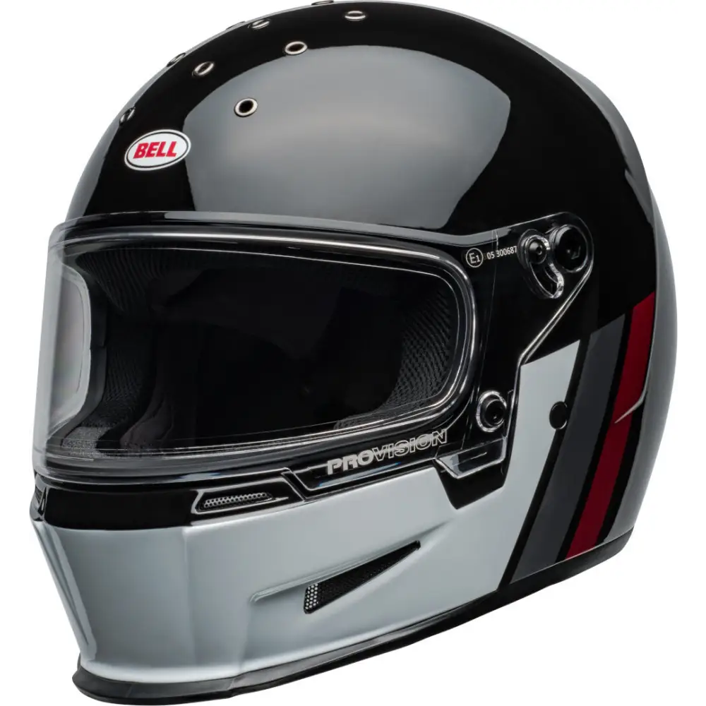 Casco Bell Eliminator GT Gloss Black/White