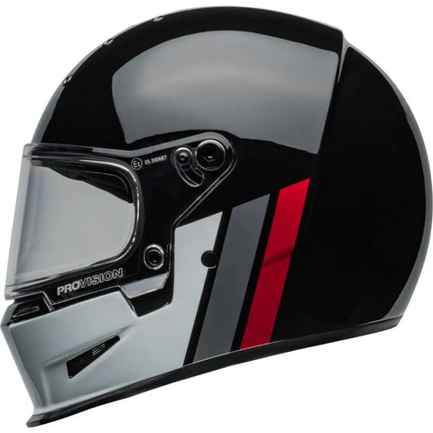 Casco Bell Eliminator GT Gloss Black/White