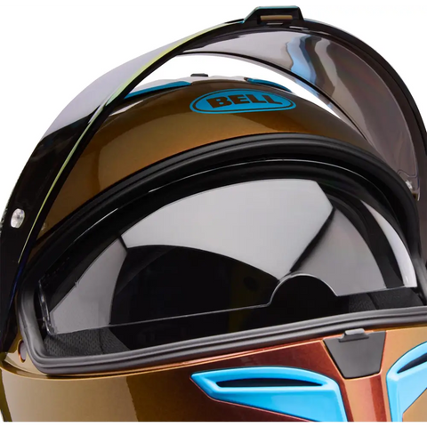 Casco Bell Lithium Mips Plus Delta Blue/Orange/Black