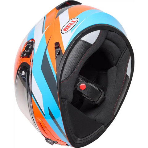 Casco Bell Lithium Nova Orange/Blue